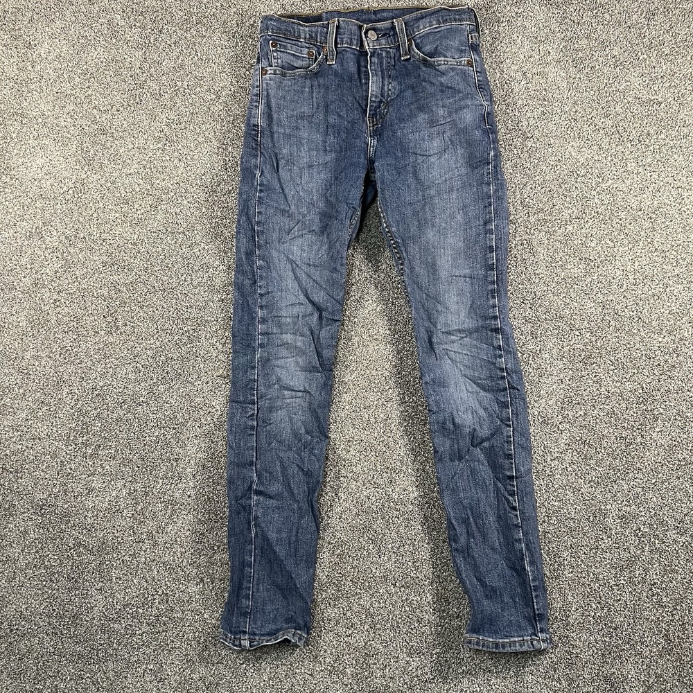 Levis 511 Mens Jeans 28x30 Slim Fit Stretch Blue Denim Pants Medium Wash